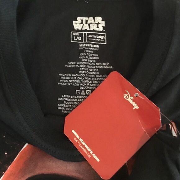 Star Wars Black T-Shirt, Men’s LG - Picture 4 of 5